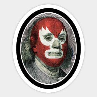 Masked Ben Sticker